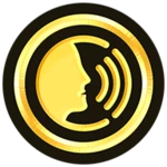 gold voice changer & voice recorder android application logo